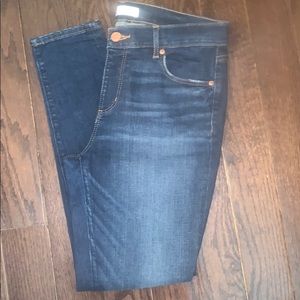 LOFT Dark Wash Skinny Jeans 8/29